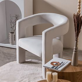 Relax-Sessel Lory, Samt, hellbeige, lectus