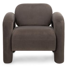 Relax-Sessel Vico, braun, samt, lectus