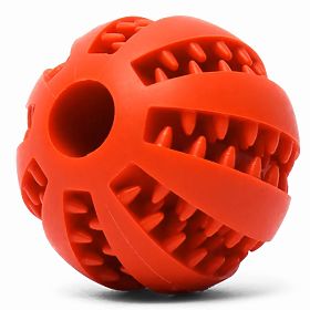 Roter Kauspielball für Hunde PJ-090, PuppyJoy