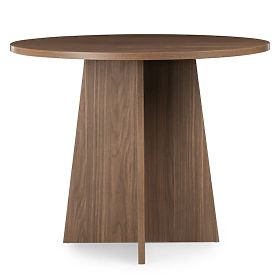 Runder Esstisch Merlo 100 cm, Lincoln Nussbaum