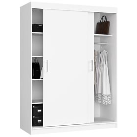 SCHIEBESCHRANK 150 cm CLP MONO WEISS
