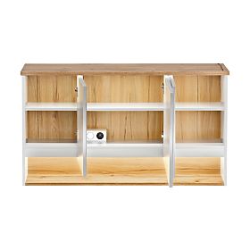 Schrank mit Spiegel 120 cm 3 Türen