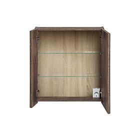 Schrank mit Spiegel 60cm 2 Türen