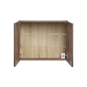Schrank mit Spiegel 80 cm 2 Türen