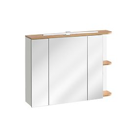 Schrank mit Spiegel 90cm 3 Türen