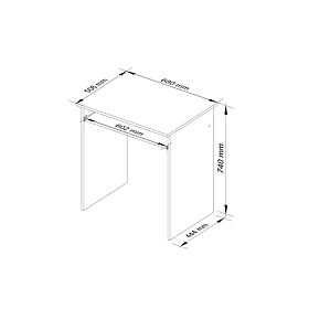 SCHREIBTISCH STAR PK EICHE SONOMA