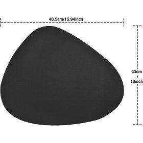 Set von 8 Tischunterlagen TRIVAL BLACK