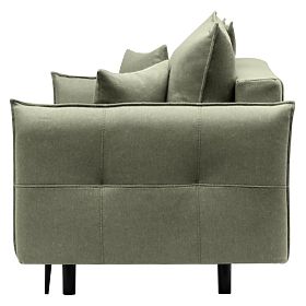 Sofa mit Schlaffunktion und Stauraum Notti, grün