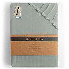 Spannbettlaken AMBER Farbe Grau klassischer Stil Material Jersey 200-220x200 DecoKing