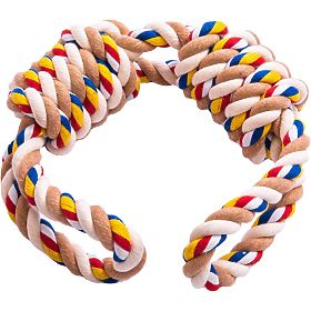Spielzeug Zerrspielzeug mit Knoten WALLY 60 cm