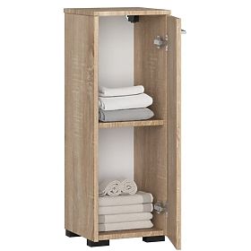 STEHENDER BADEZIMMERSCHRANK FIN S30 1D EICHE SONOMA