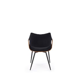Stuhl K586, Nussbaum / Schwarz (1p=1 Stk)