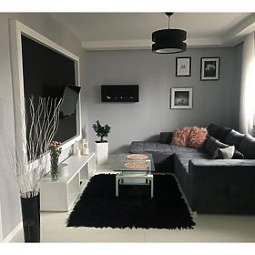 Teppich LOVE SHAGGY Modell 93600 schwarz