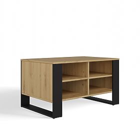 Tisch Modern 4P EICHE ARTISAN SCHWARZ