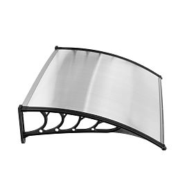 Türvordach 150x100 cm Schutzdach Polycarbonat