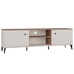 TV-Schrank POINT 2D Kaschmir Beige Eiche Castello TV-Schrank 2 Türen