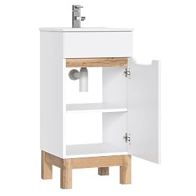 Unterschrank für Waschbecken 40 cm 1 Tür