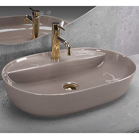 Waschbecken REA Aura 61 Beige Glänzend, Rea
