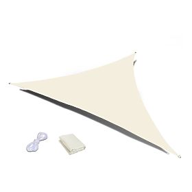 Wasserdichte dreieckige Plane 4x4x4 m - Beige, MODERNHOME