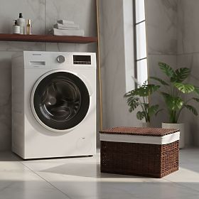 Weidenkorb 65L 56x34x34 cm braun