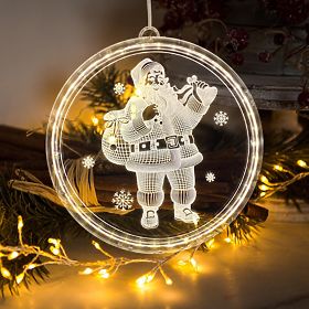 Weihnachtliche LED-Dekoration Santa CD003
