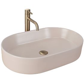 Zeitloses Waschbecken Rea NADIA 60 BEIGE MATT, Rea