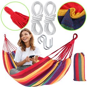 Zweipersonen-Hängematte 480143A YELLOW, Bluegarden